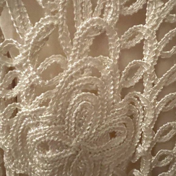 Dialogue lace‎ like macrame style lined jacket SzL - Picture 5 of 10